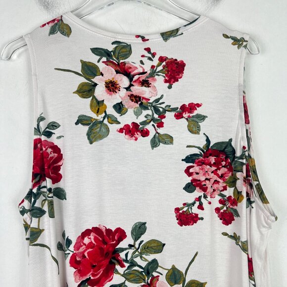 NWOT Stitch Fix Papermoon Suchi Smocked Yoke Knit Top Floral Plus Size 3X - Picture 6 of 7